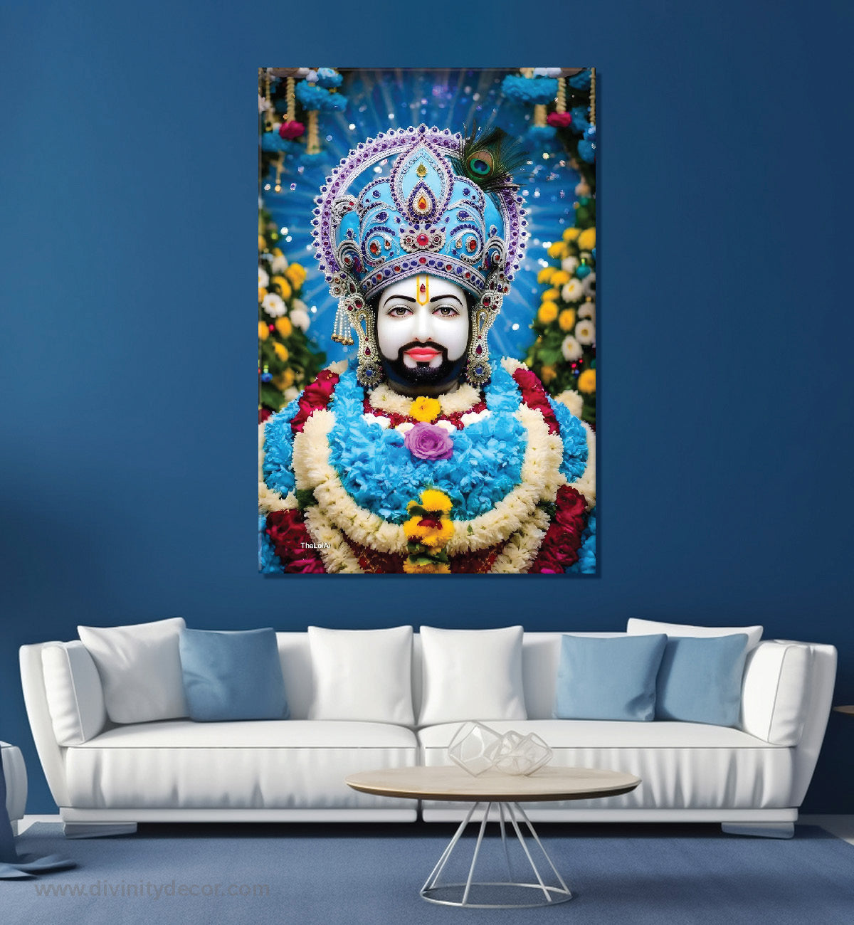 Shyam Baba Blessings Canvas Print for Wall Decor 8