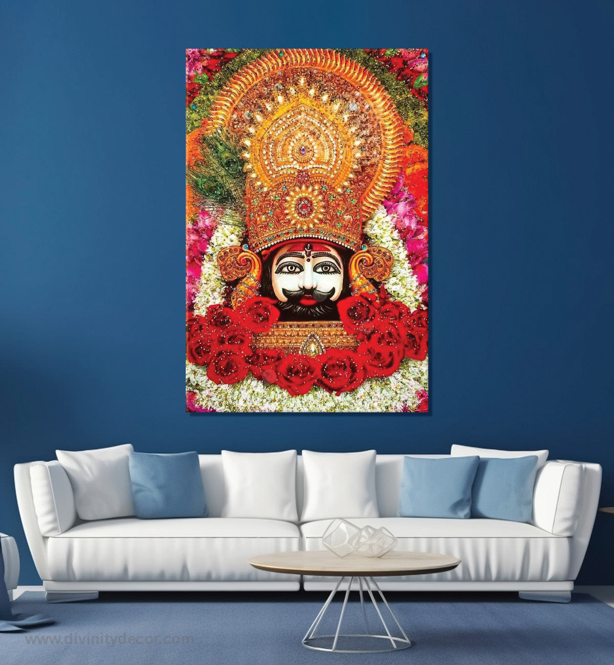 Khatu Shyam Devotional Canvas Painting for Home 10