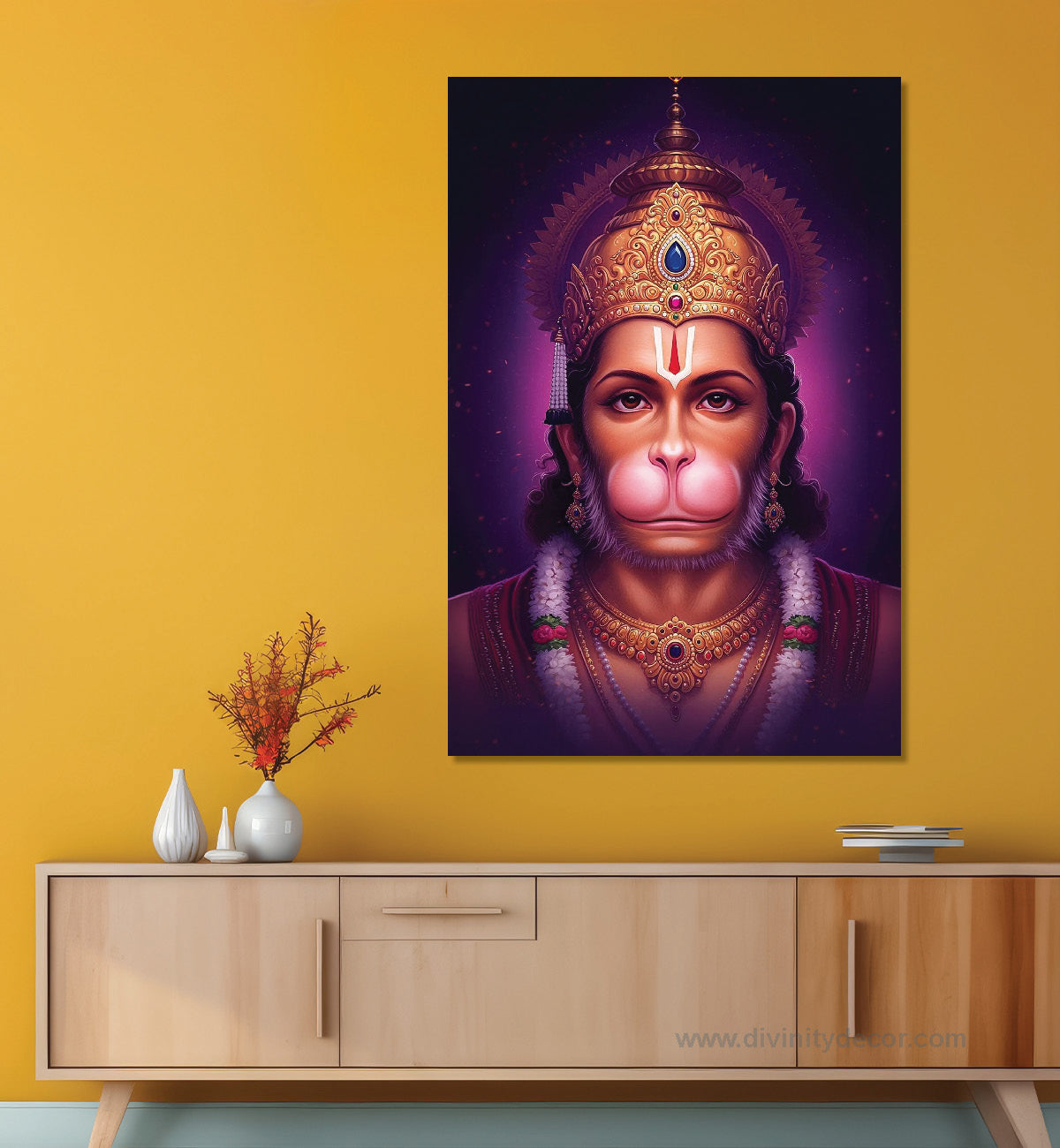 Pawan Putra Hanuman Premium Canvas Artwork 4