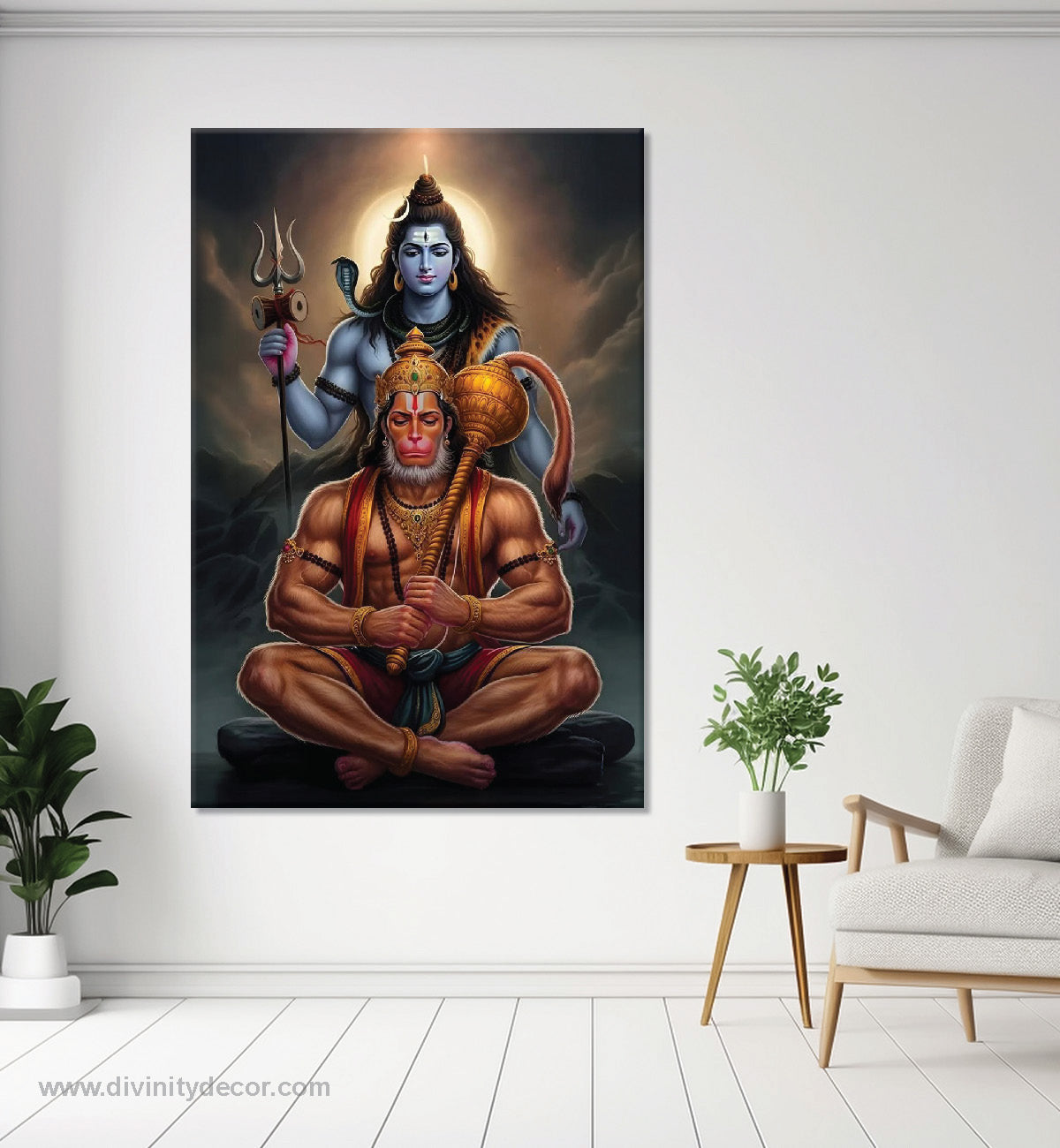 Hanuman Ji HD Canvas Wall Decor for Living Room 5