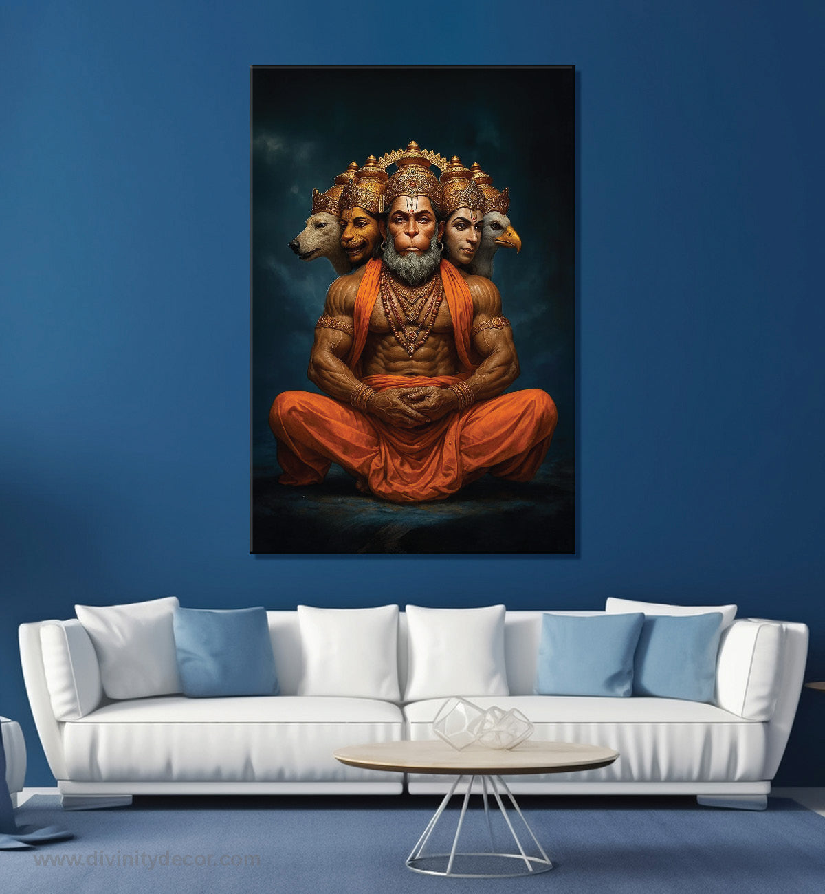 Lord Hanuman Spiritual Home Decor Artwork 8