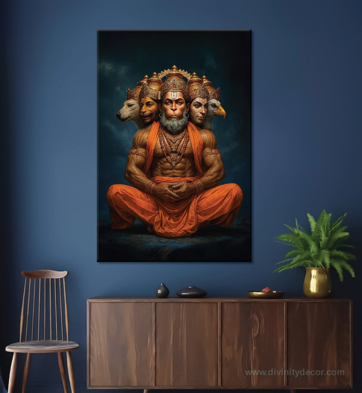 Lord Hanuman Spiritual Home Decor Artwork 8