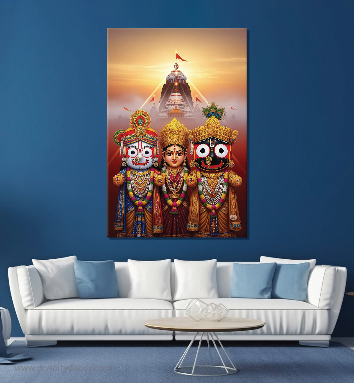 Jagannath Balabhadra Subhadra Canvas Artwork 4