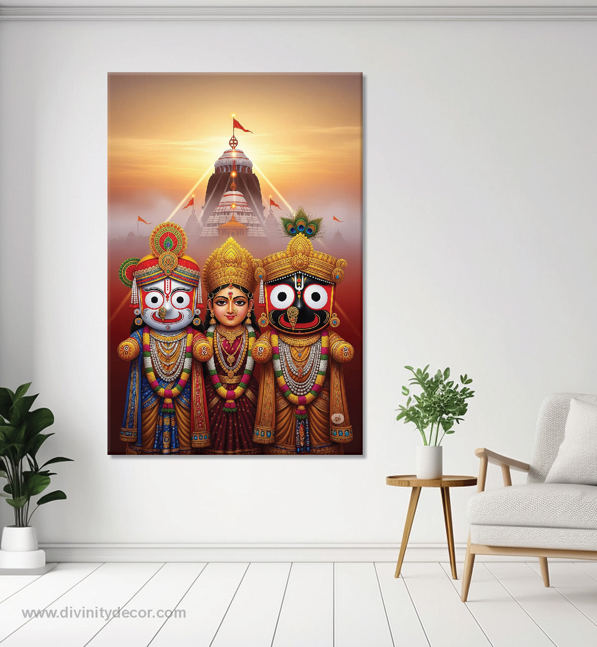 Jagannath Balabhadra Subhadra Canvas Artwork 4