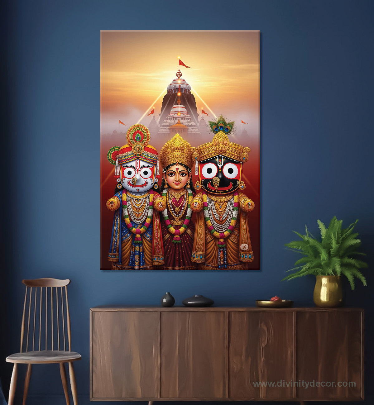 Jagannath Balabhadra Subhadra Canvas Artwork 4