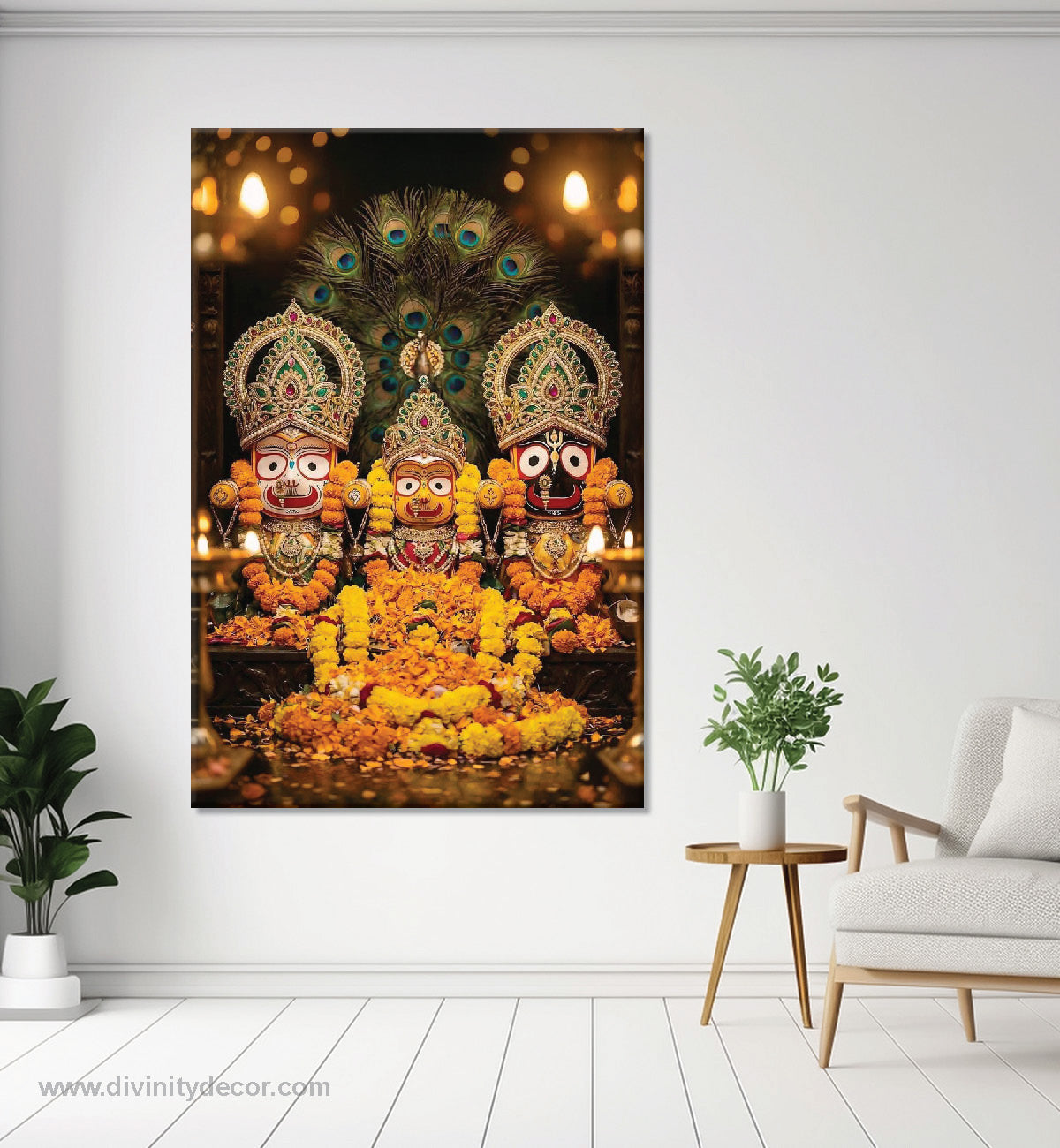 Lord Jagannath Premium Devotional Canvas Print 5