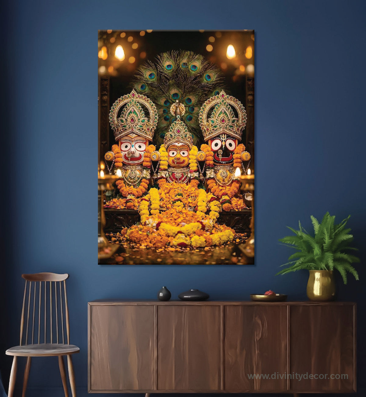 Lord Jagannath Premium Devotional Canvas Print 5