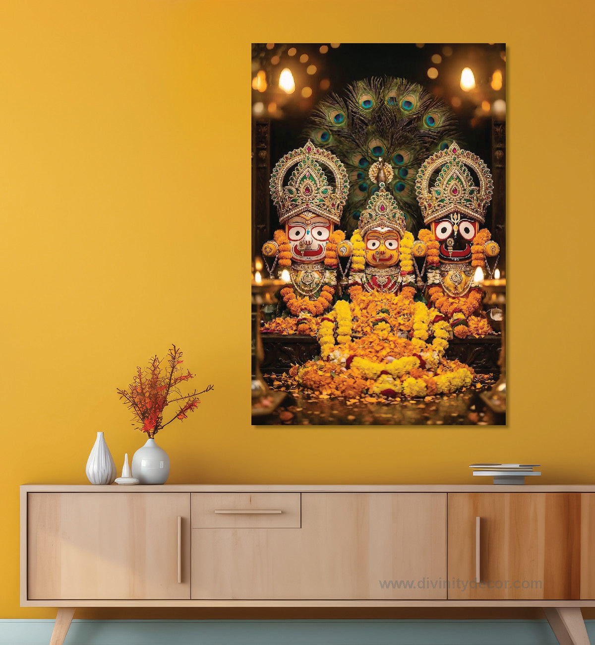 Lord Jagannath Premium Devotional Canvas Print 5