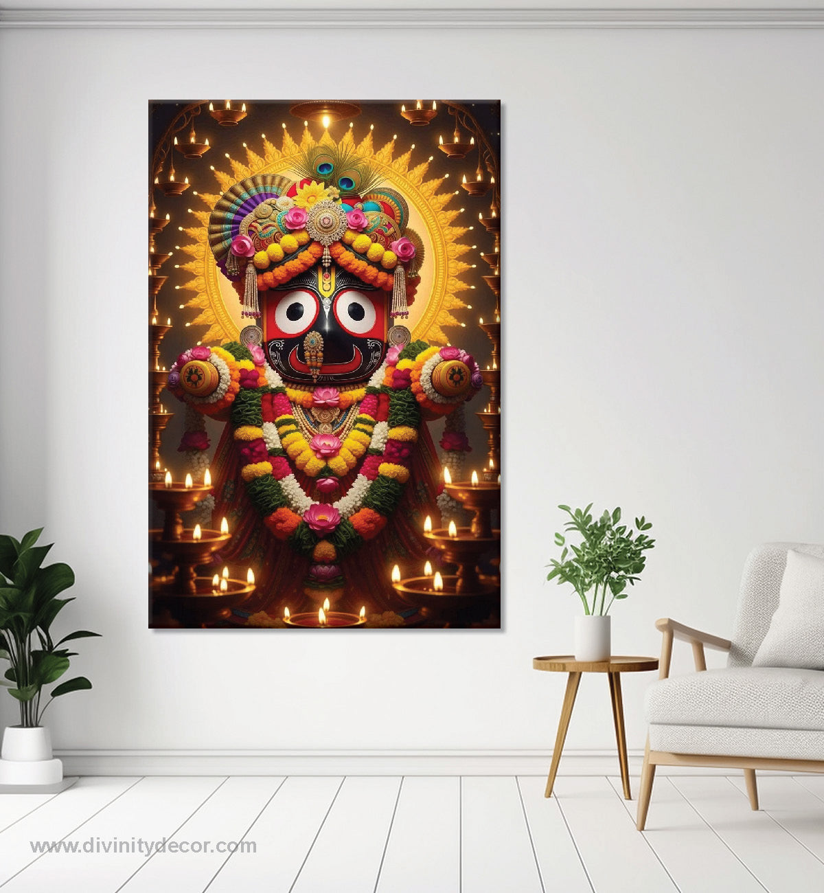 Jagannath Ji Sacred Wall Decor Painting 6