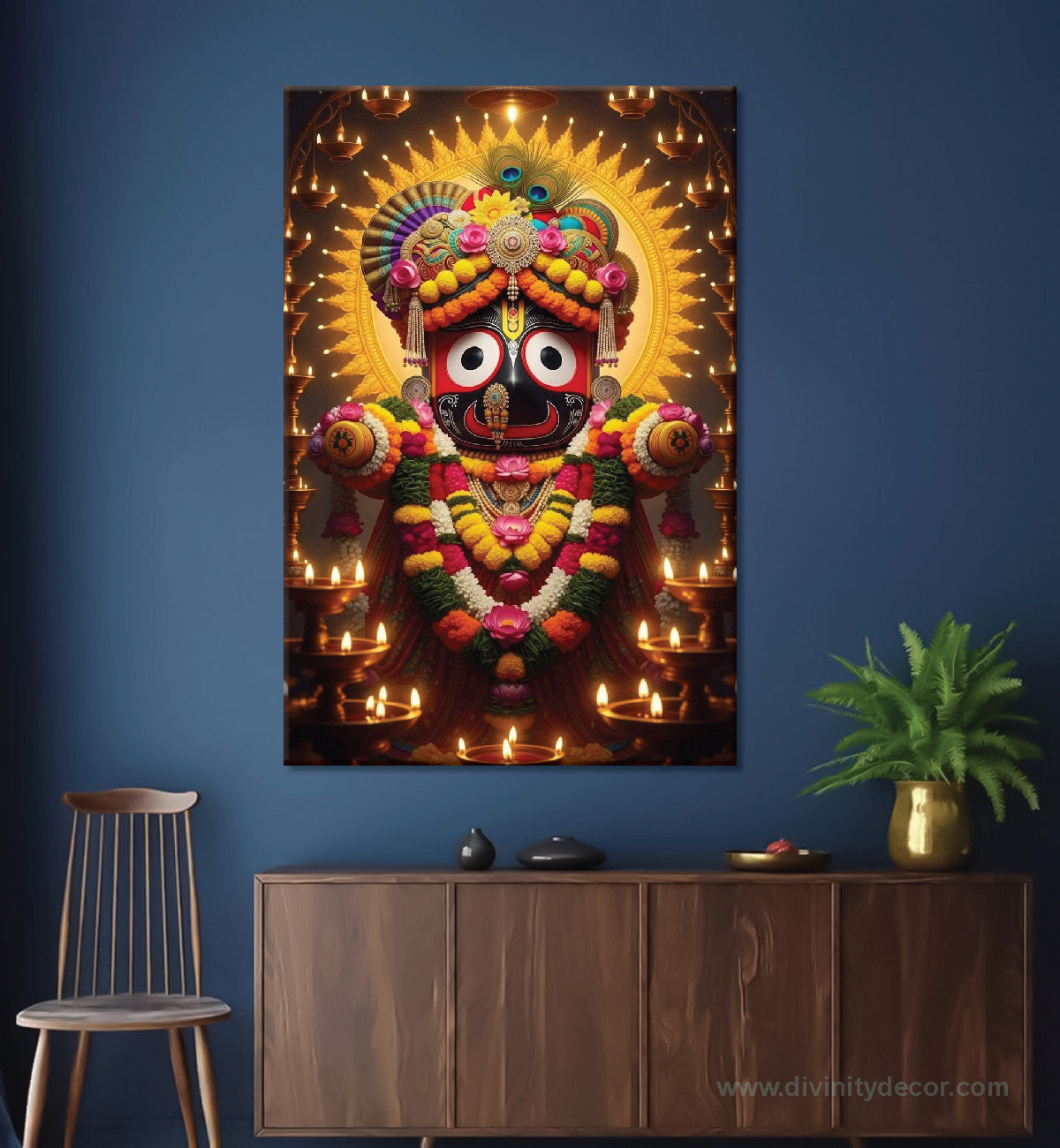 Jagannath Ji Sacred Wall Decor Painting 6