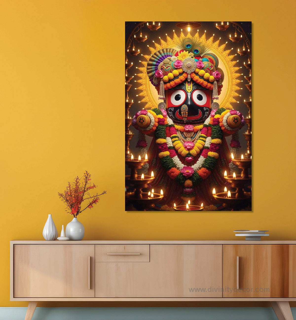 Jagannath Ji Sacred Wall Decor Painting 6