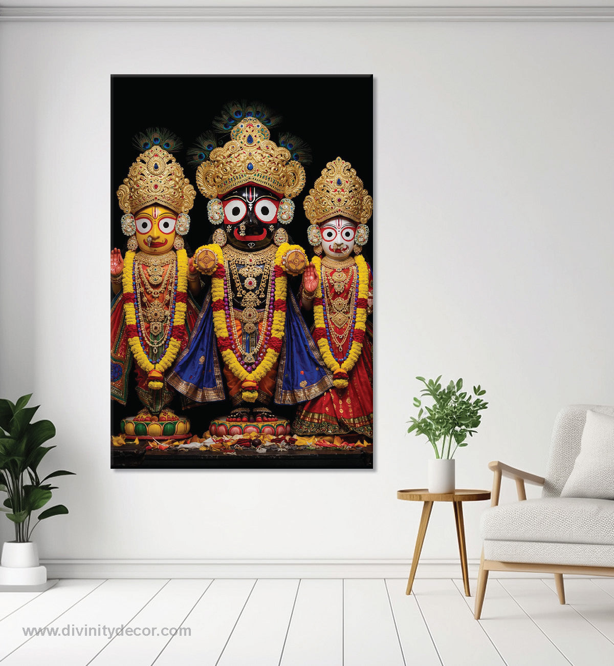 Lord Jagannath Blessings Wall Artwork for Home 9