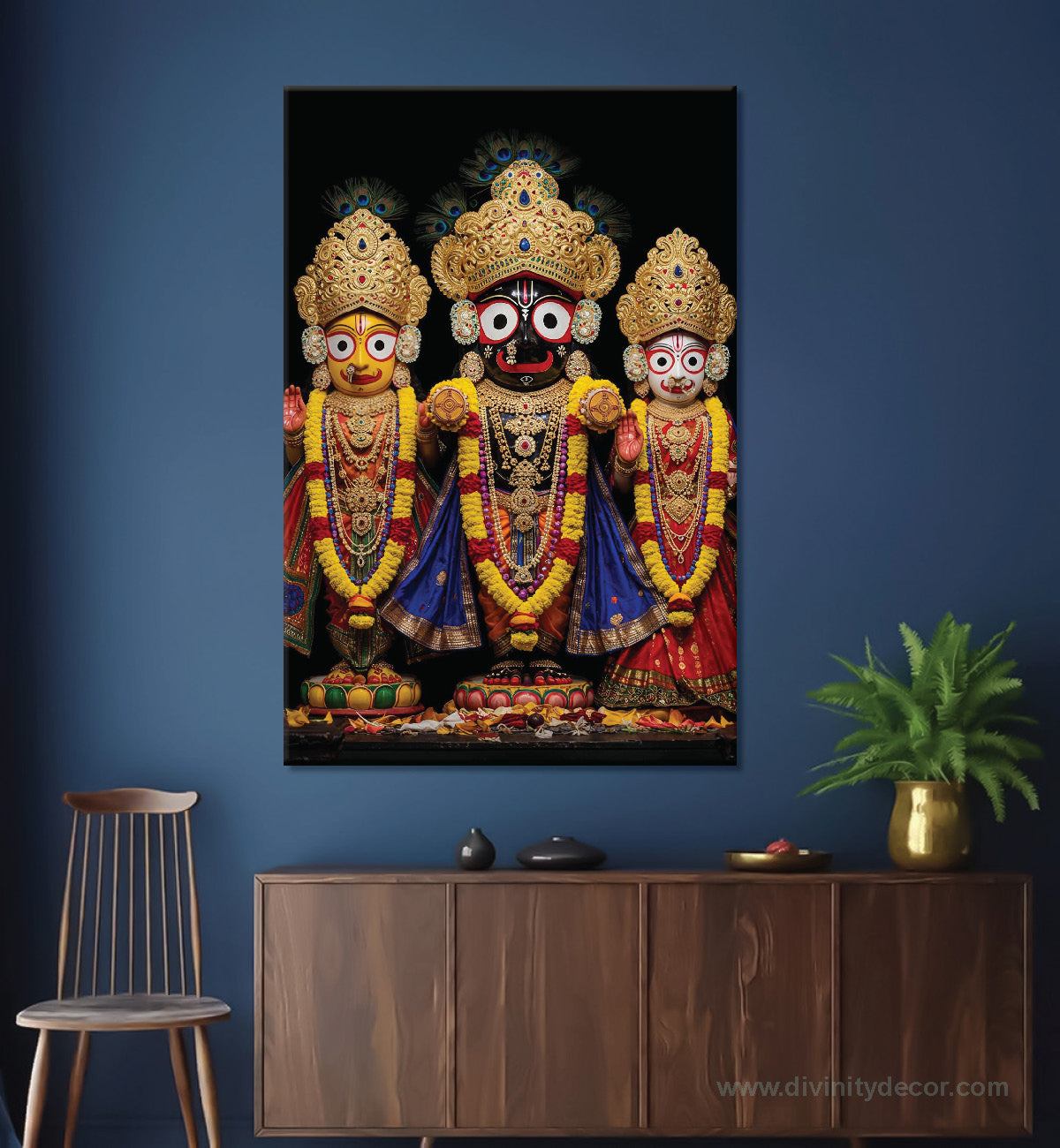 Lord Jagannath Blessings Wall Artwork for Home 9