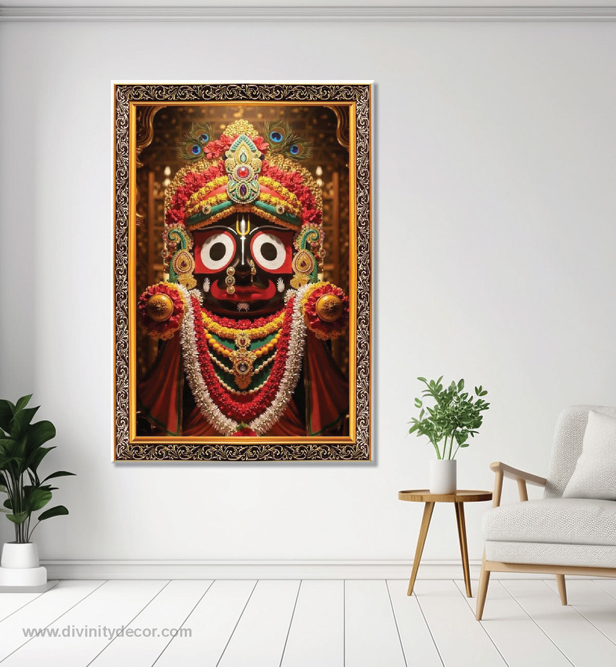 Jagannath Ji Traditional Religious Canvas Print 10