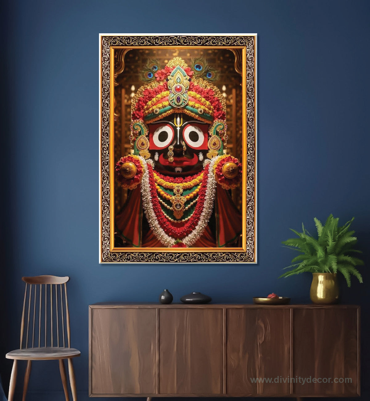 Jagannath Ji Traditional Religious Canvas Print 10