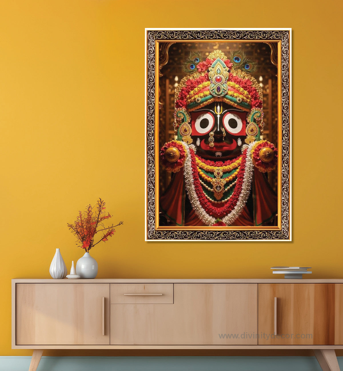 Jagannath Ji Traditional Religious Canvas Print 10