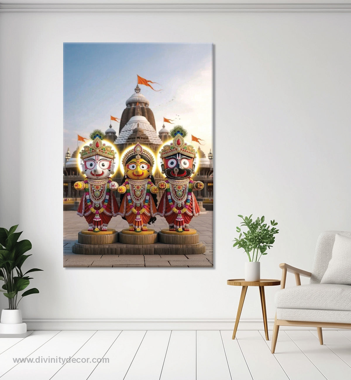 Lord Jagannath Modern Spiritual Wall Decor 11