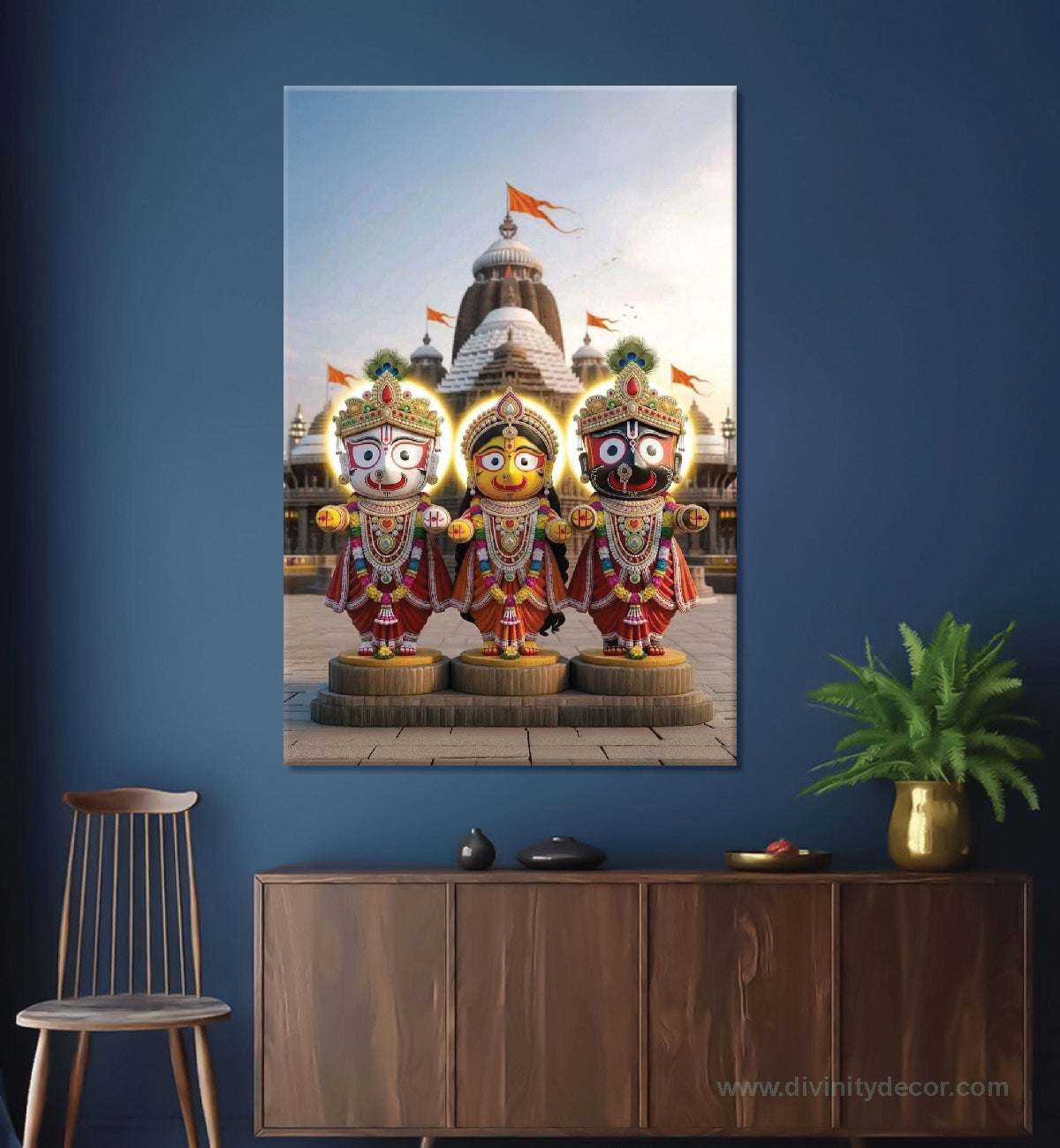 Lord Jagannath Modern Spiritual Wall Decor 11