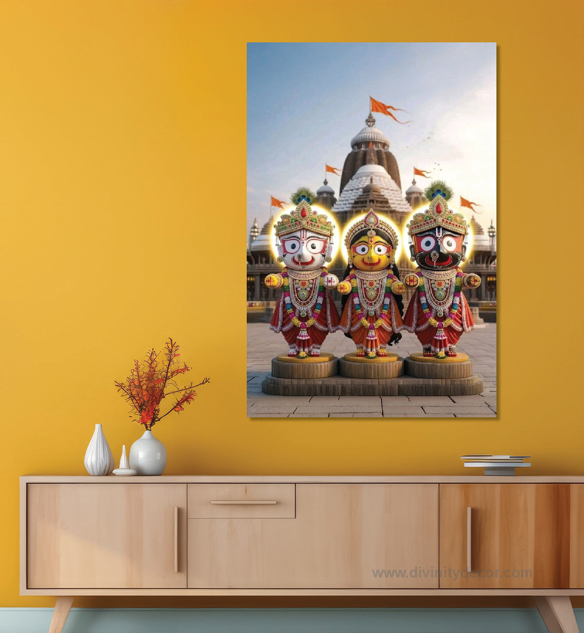 Lord Jagannath Modern Spiritual Wall Decor 11