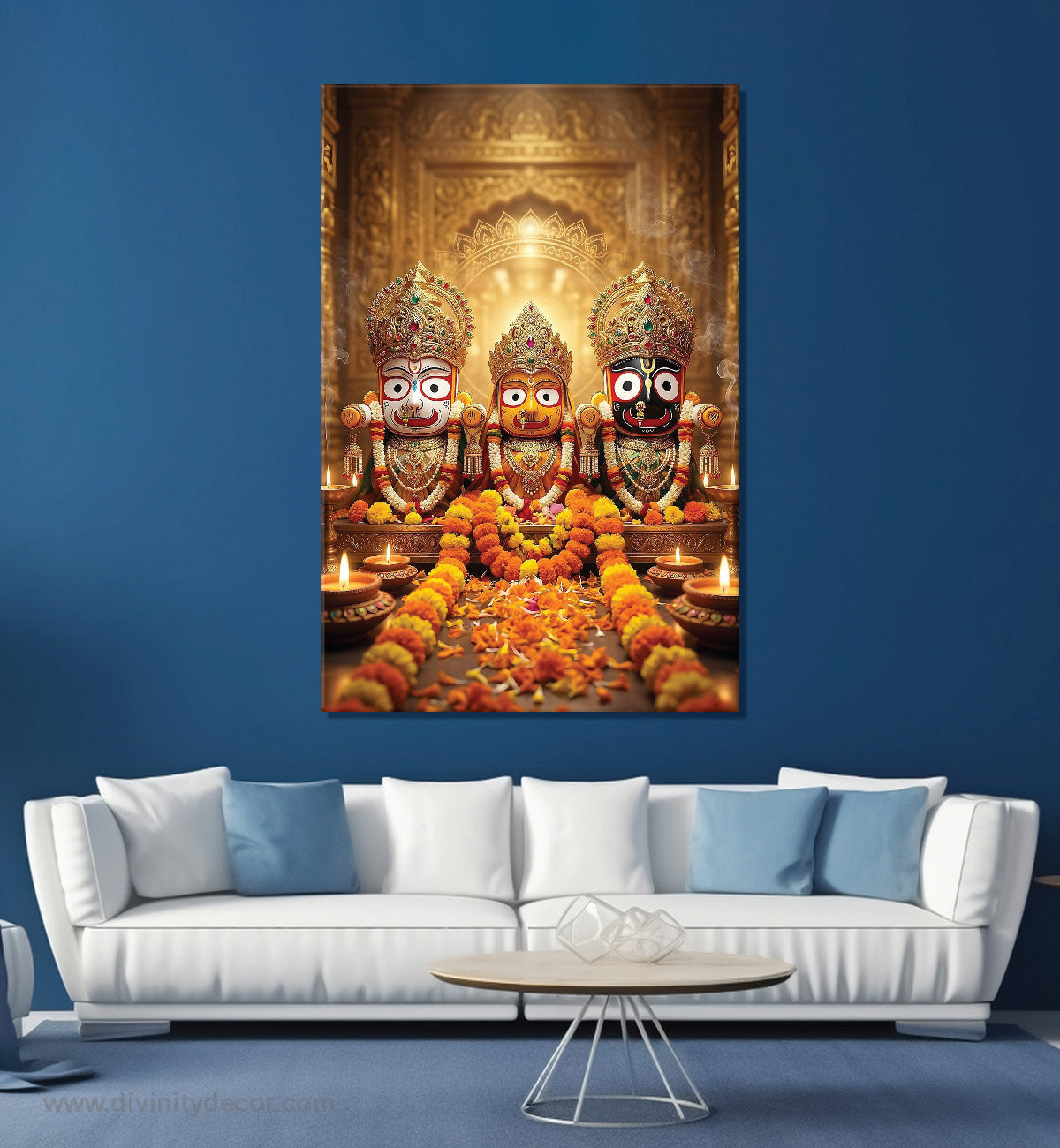 Jagannath Rath Yatra Theme Canvas Painting 12
