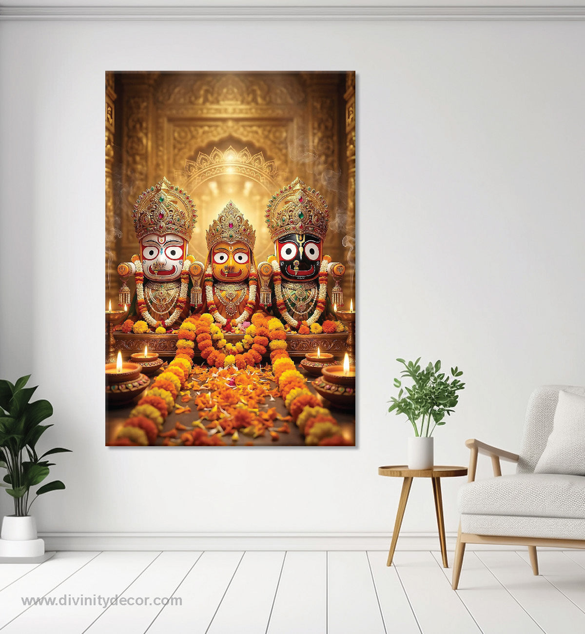 Jagannath Rath Yatra Theme Canvas Painting 12