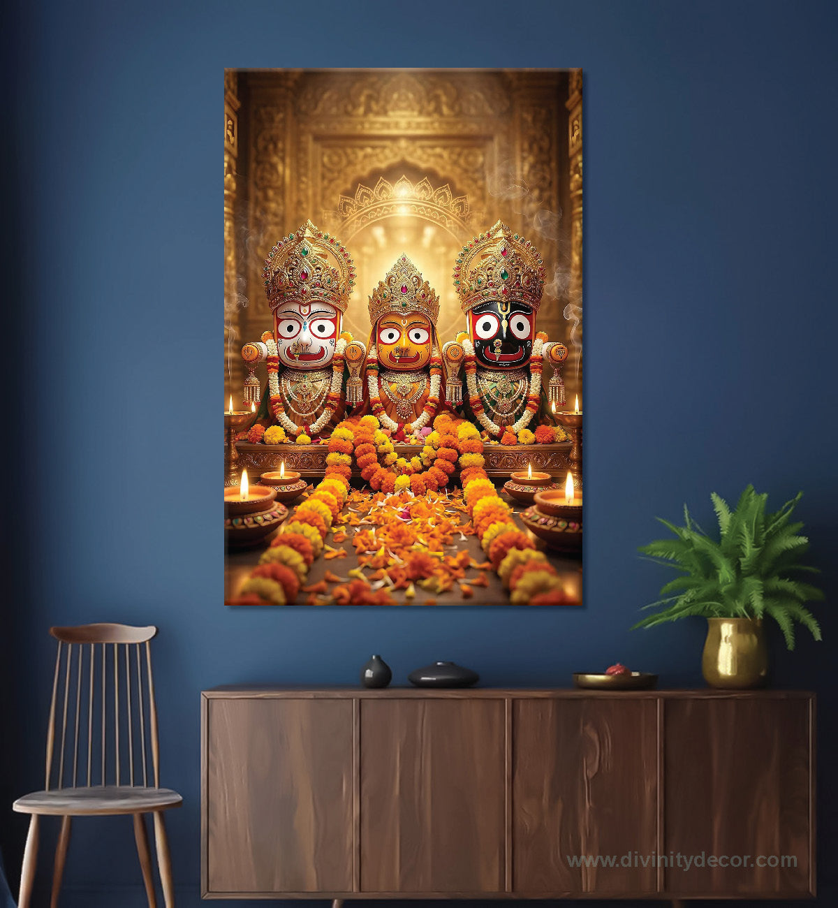 Jagannath Rath Yatra Theme Canvas Painting 12