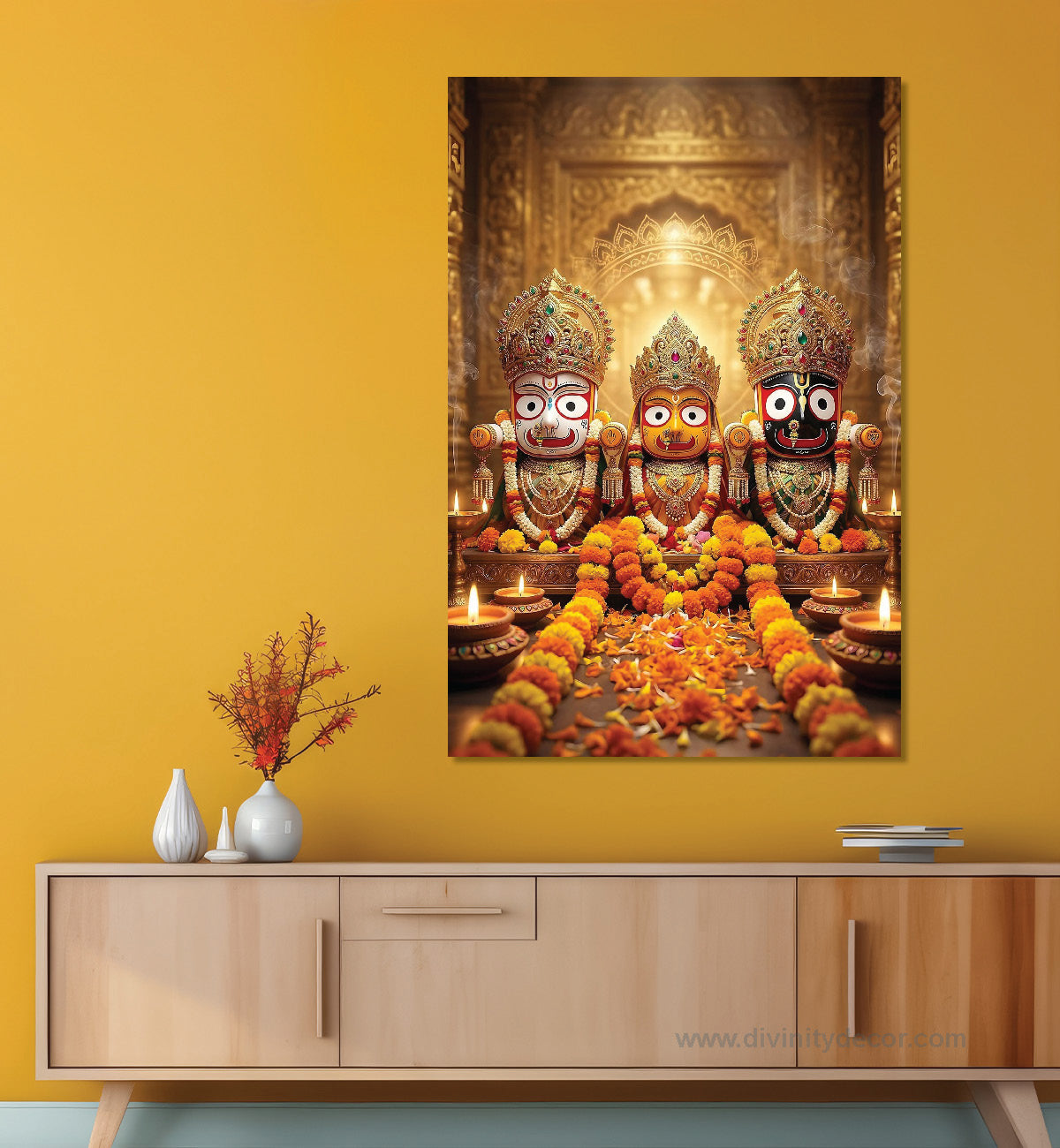 Jagannath Rath Yatra Theme Canvas Painting 12