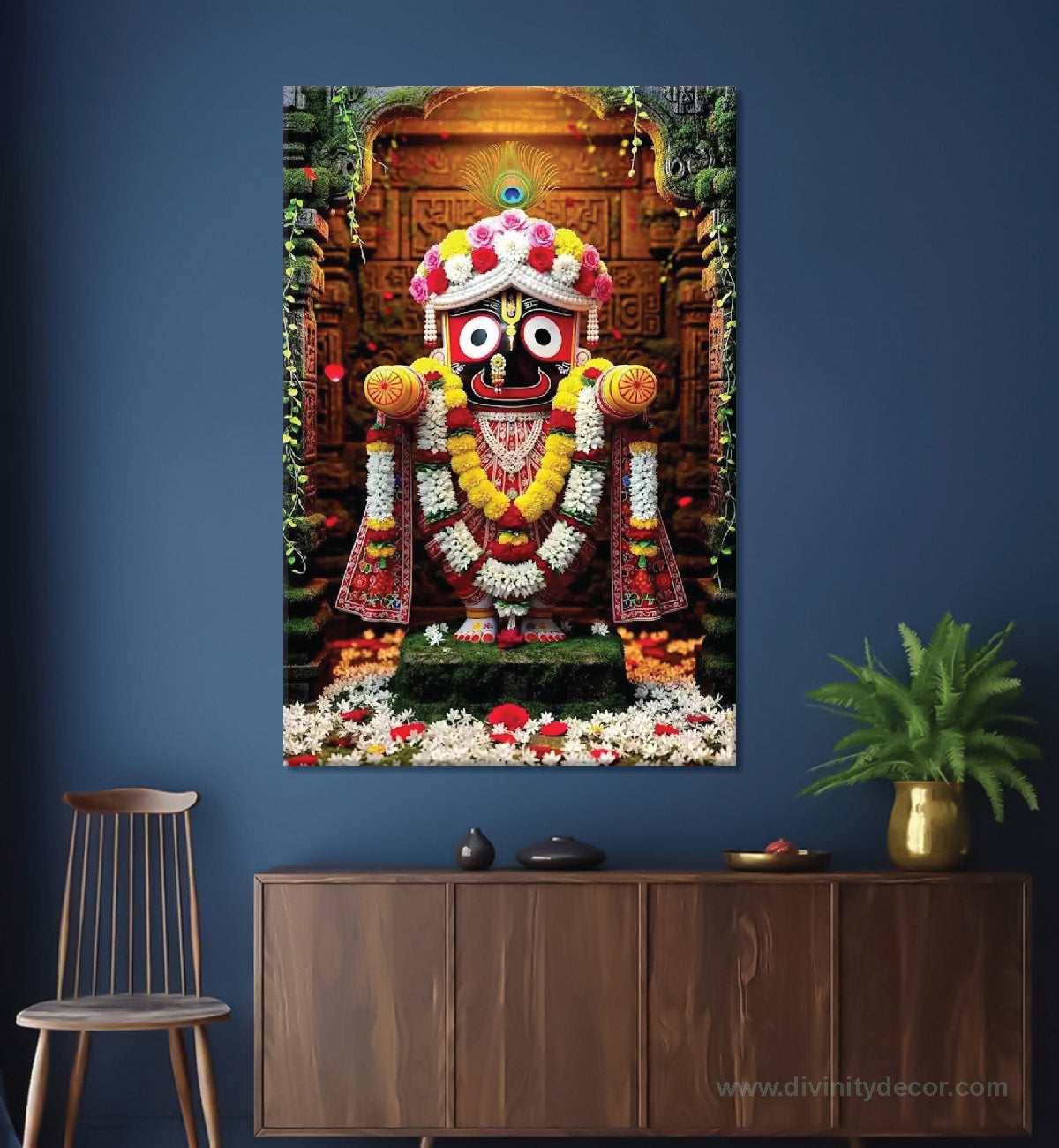 Lord Jagannath Devotional Wall Art for Pooja Room 13
