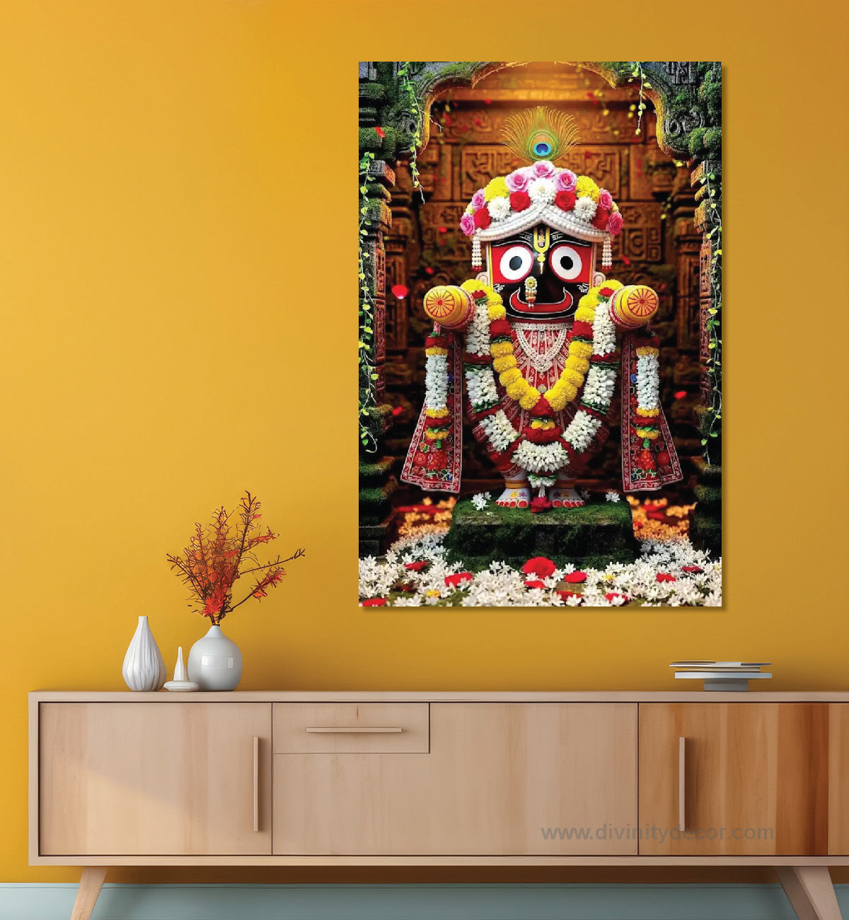 Lord Jagannath Devotional Wall Art for Pooja Room 13