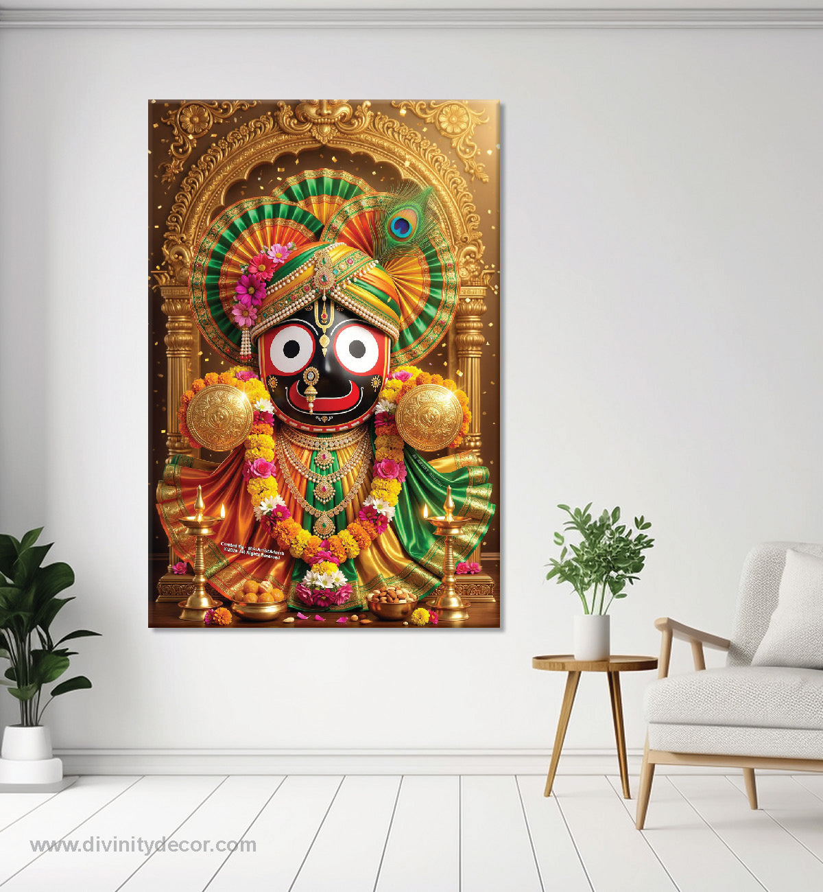 Jagannath Ji Elegant Canvas Painting for Interiors 14