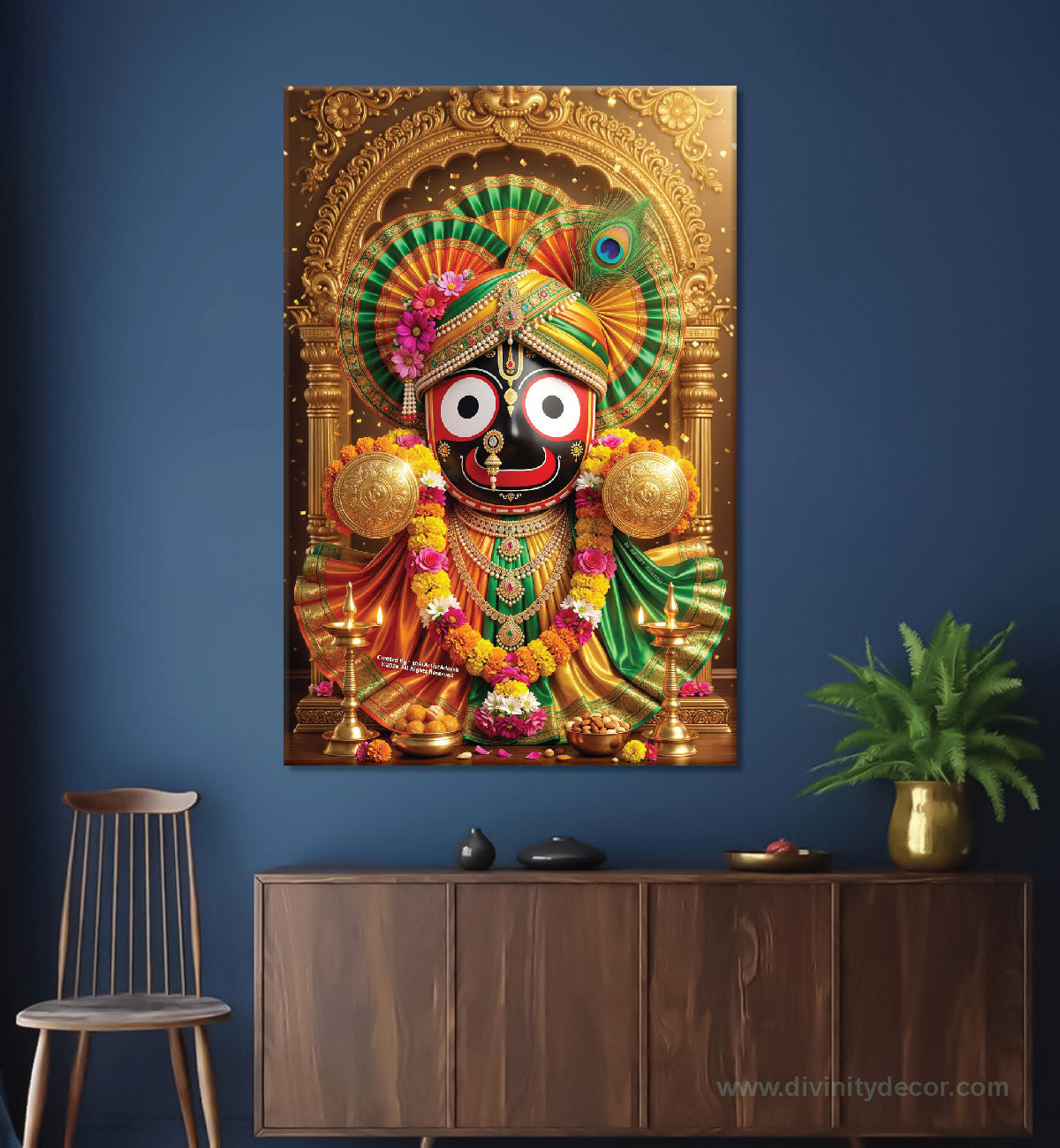 Jagannath Ji Elegant Canvas Painting for Interiors 14