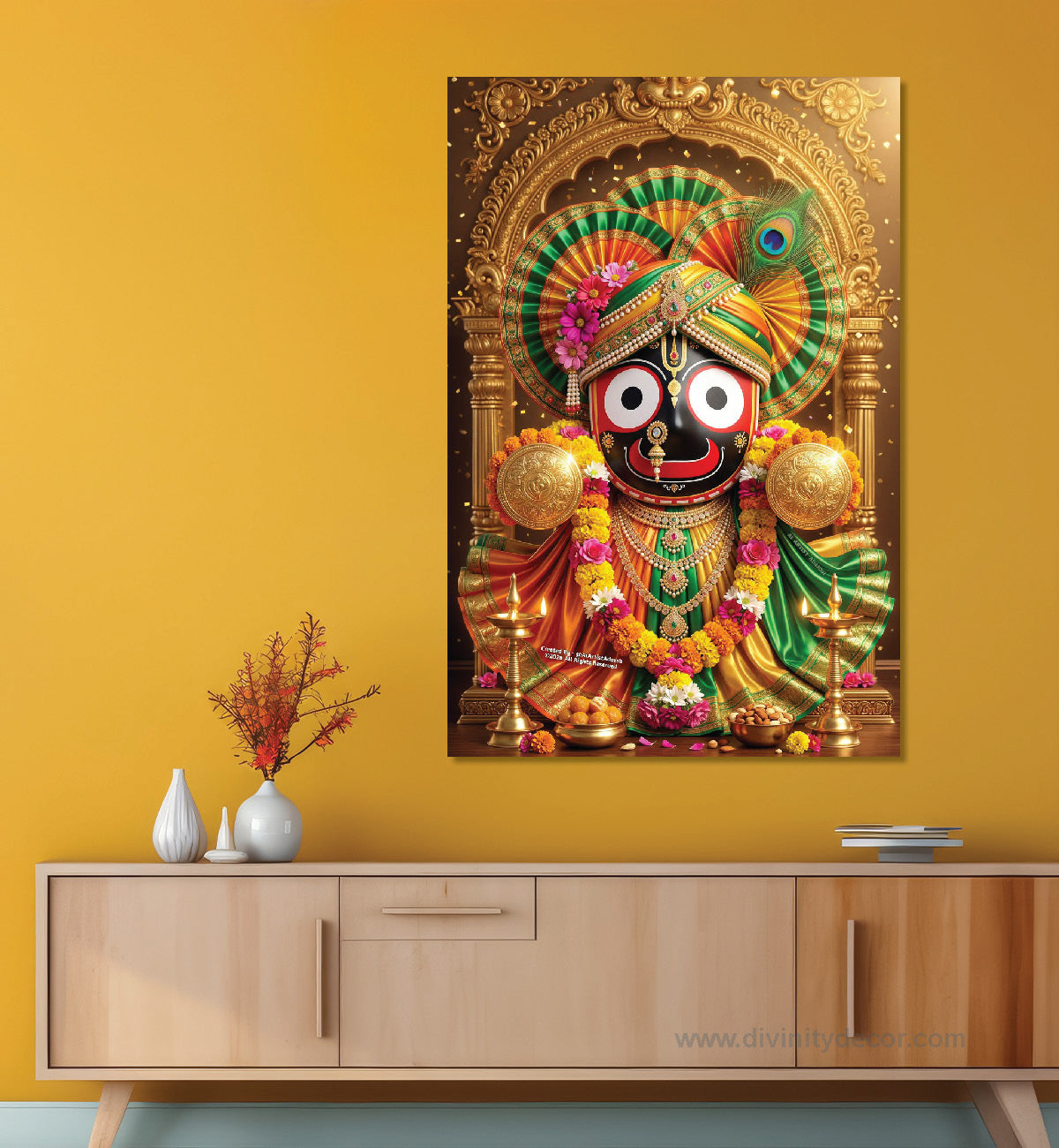 Jagannath Ji Elegant Canvas Painting for Interiors 14
