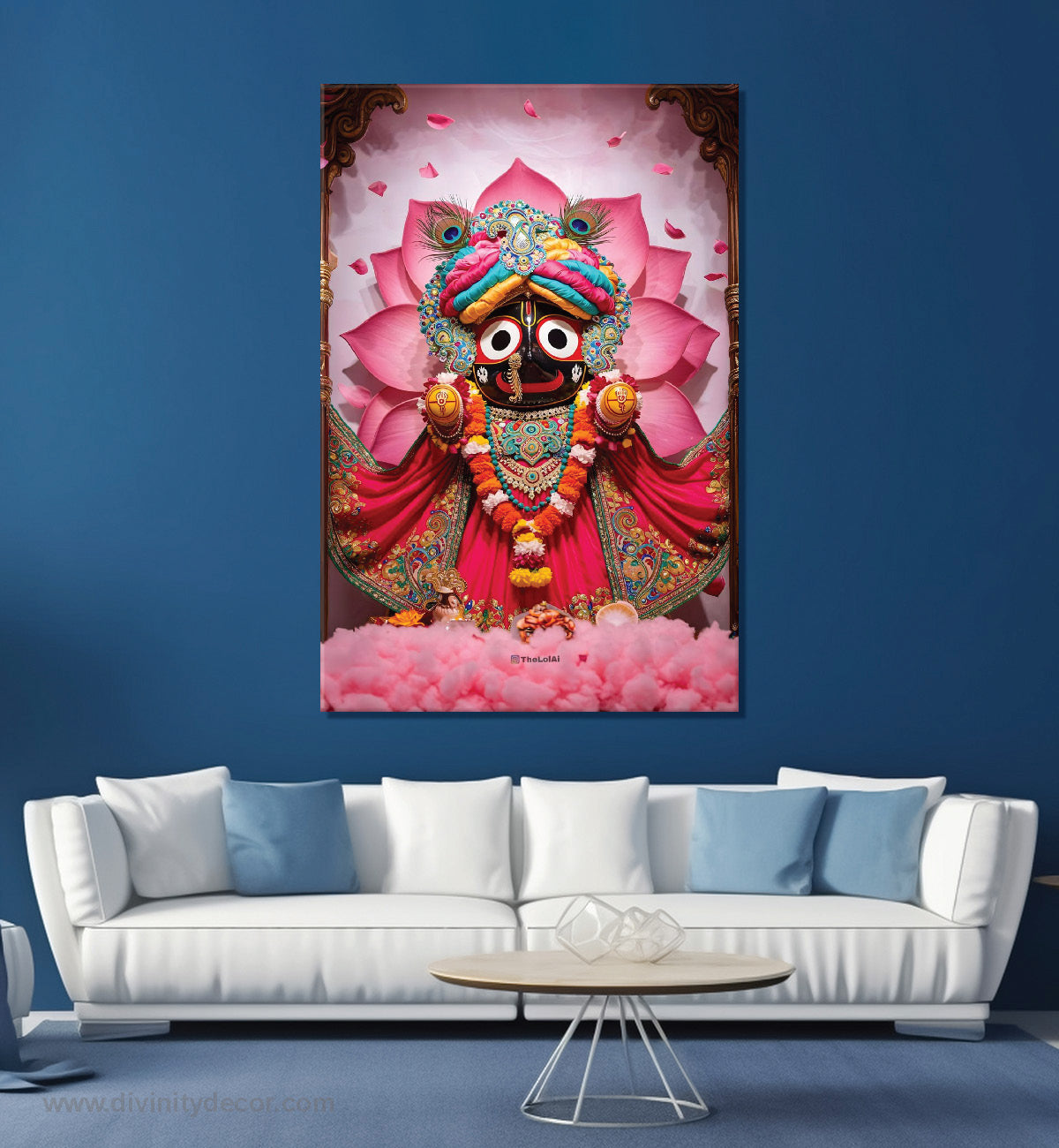 Lord Jagannath Sacred Home Temple Wall Art 15