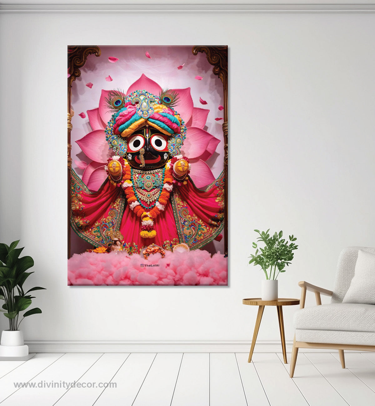 Lord Jagannath Sacred Home Temple Wall Art 15