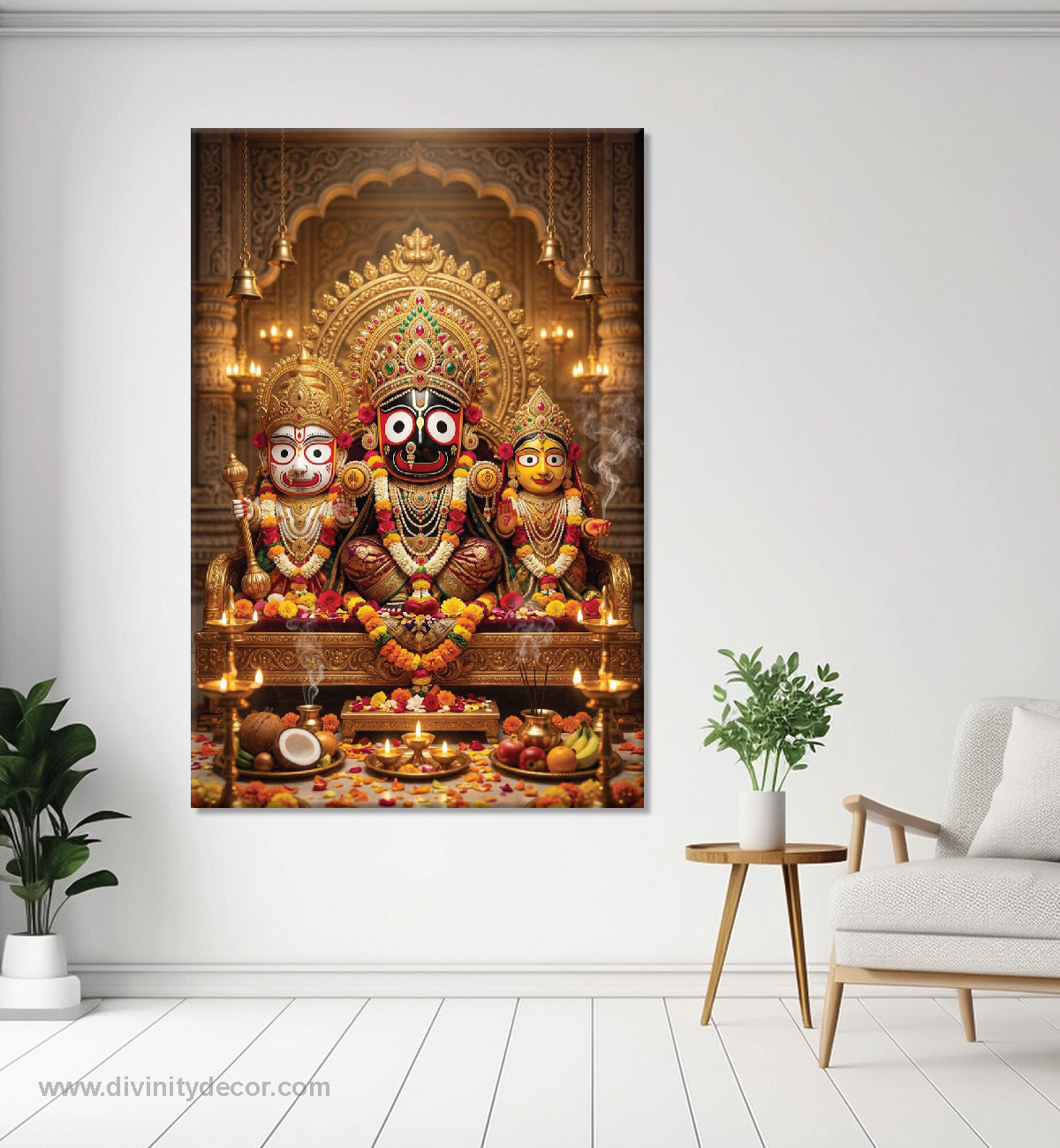 Jagannath Ji Premium Religious Canvas Artwork 16