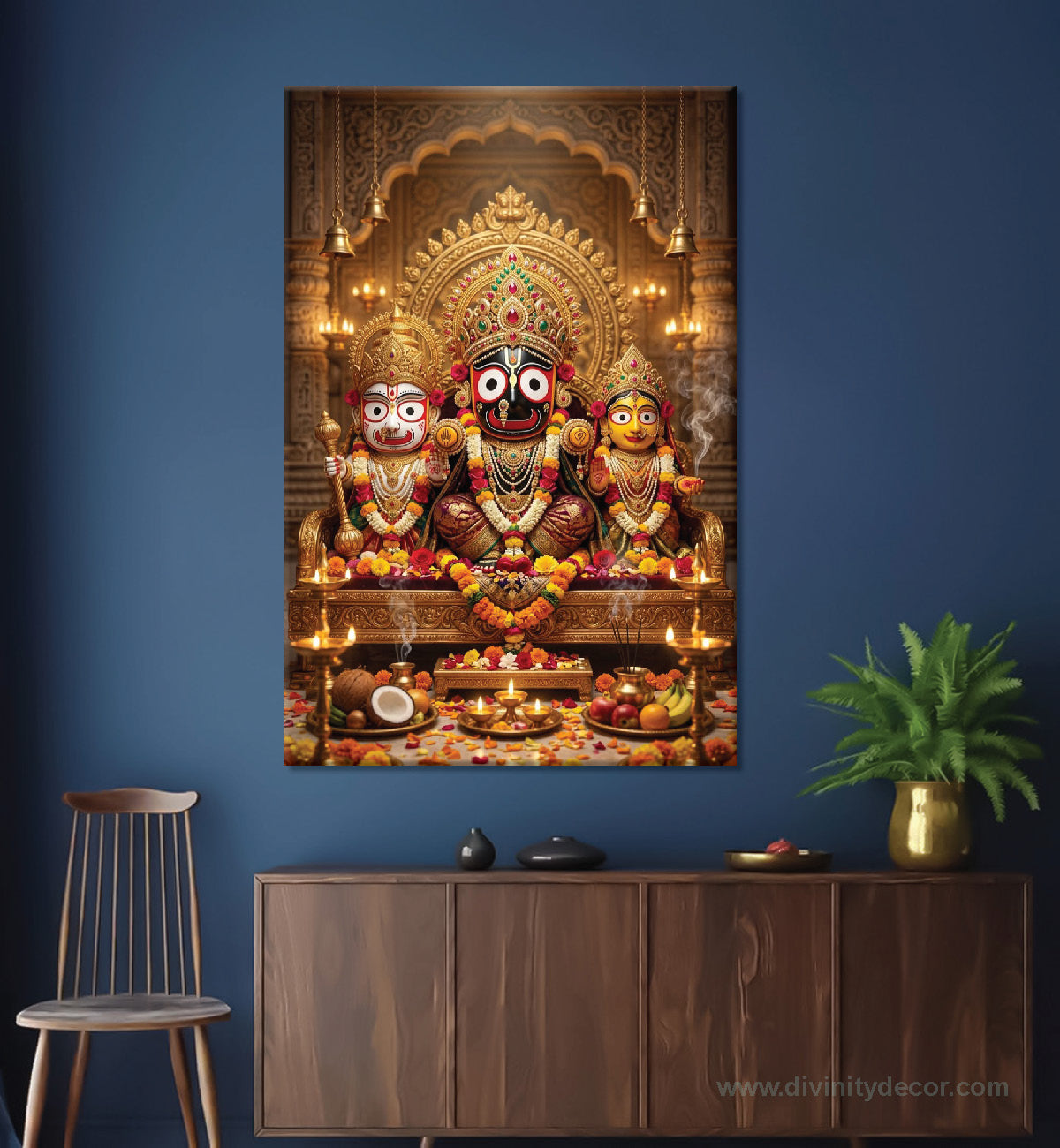 Jagannath Ji Premium Religious Canvas Artwork 16