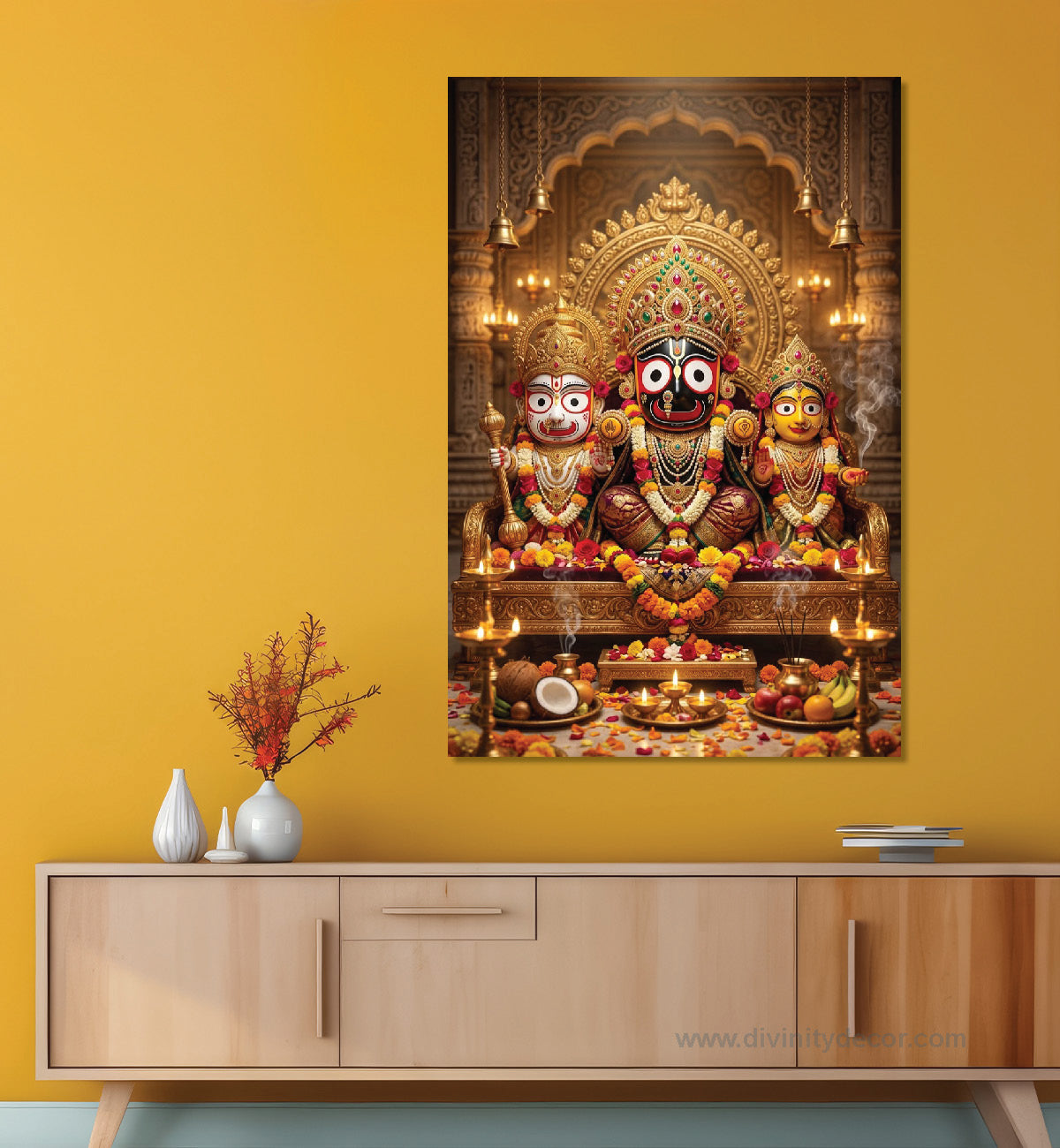 Jagannath Ji Premium Religious Canvas Artwork 16