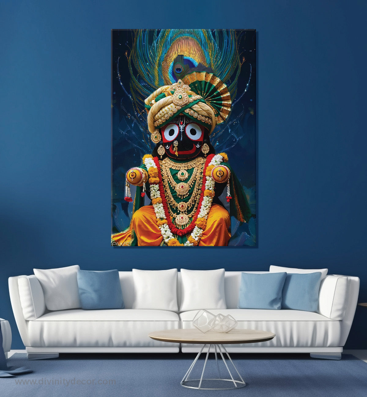 Lord Jagannath Aesthetic Wall Painting Decor 17