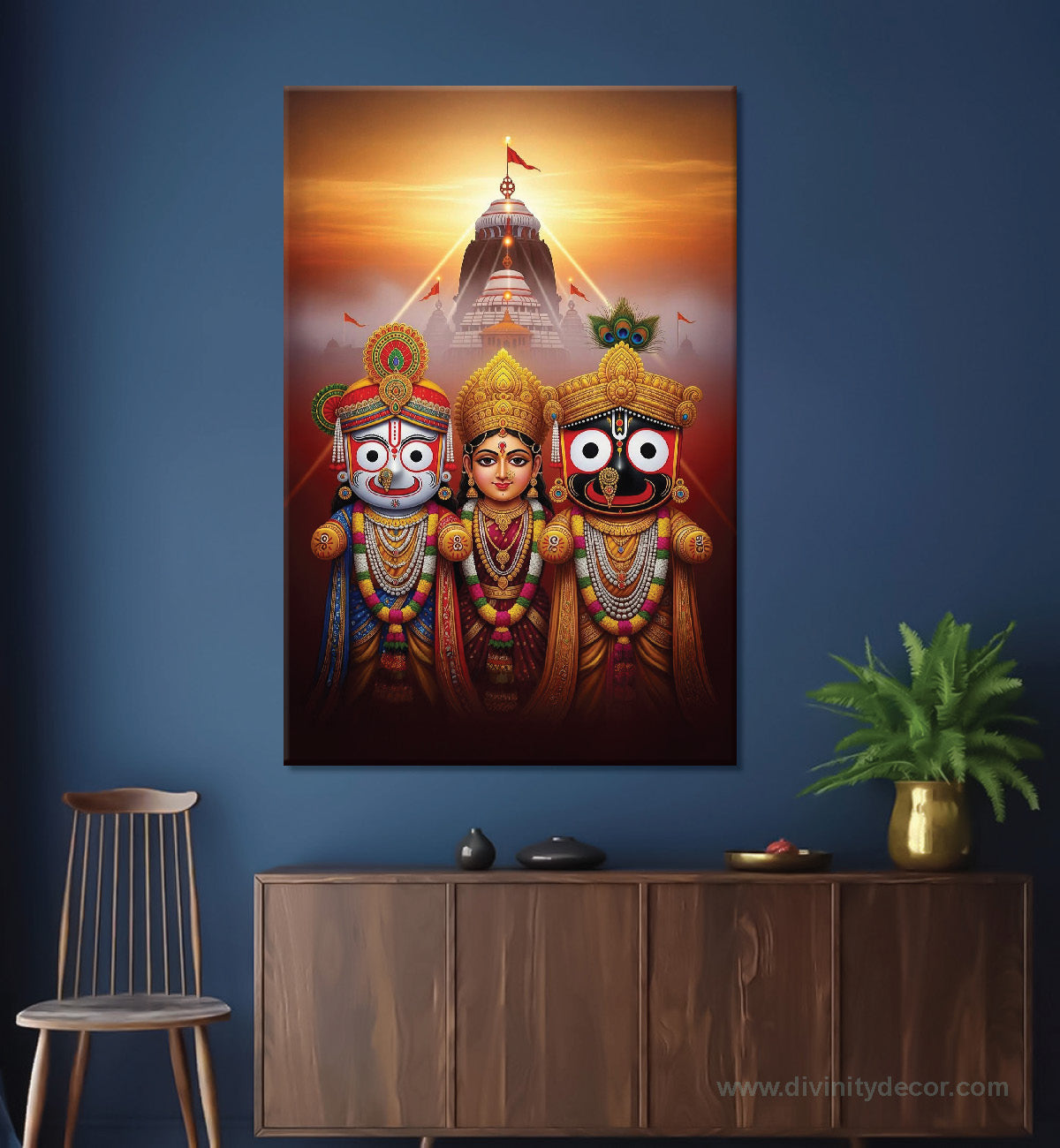 Jagannath Ji Divine HD Printed Canvas Art 18