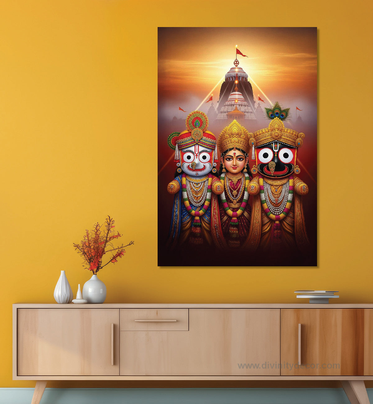 Jagannath Ji Divine HD Printed Canvas Art 18
