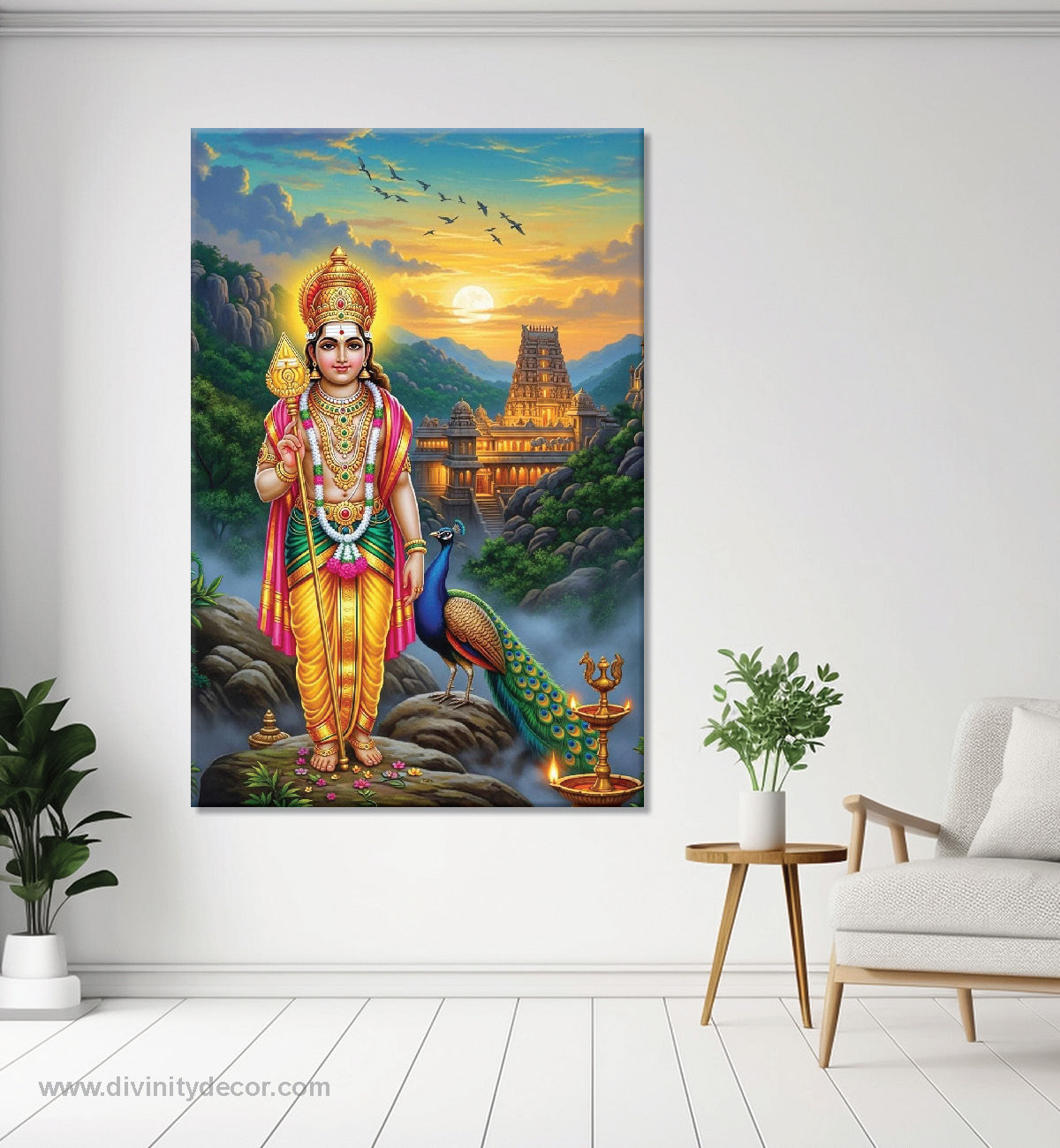Murugan HD Canvas Print for Pooja Room 6