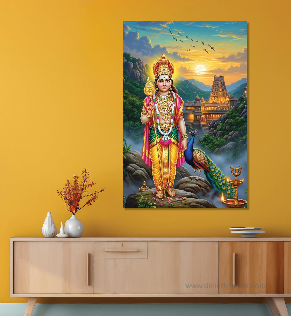 Murugan HD Canvas Print for Pooja Room 6