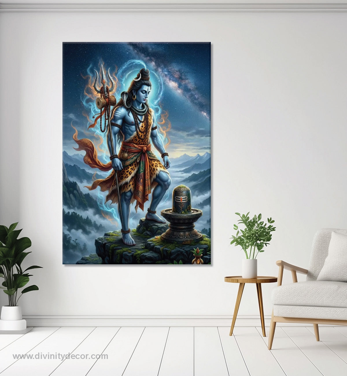 Mahakal Premium Devotional Canvas Artwork 4