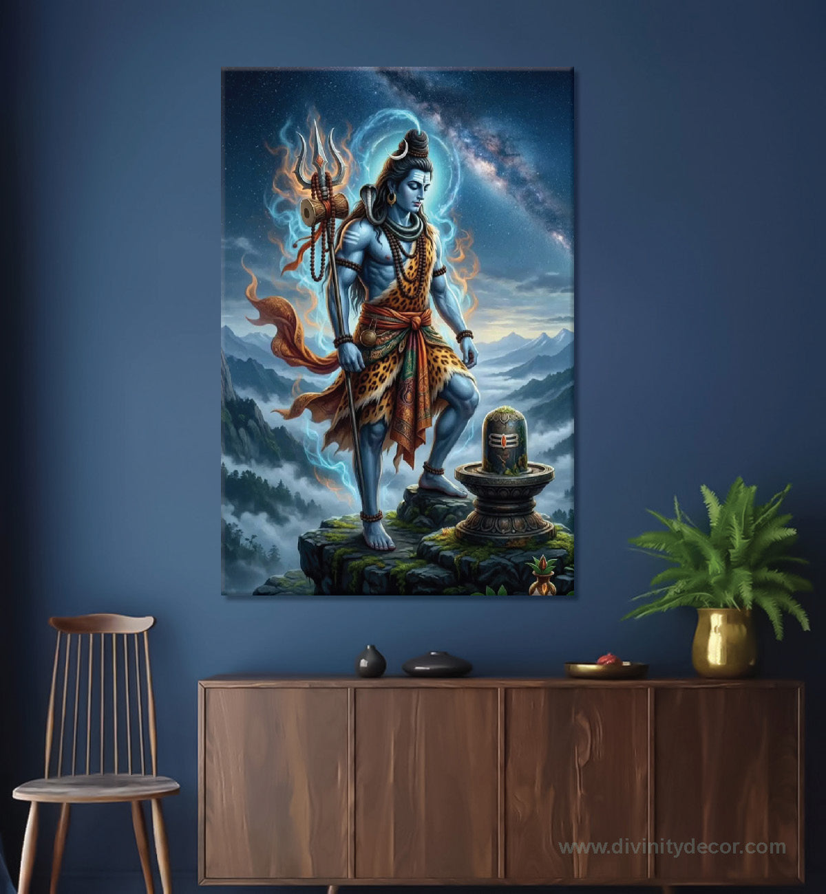 Mahakal Premium Devotional Canvas Artwork 4