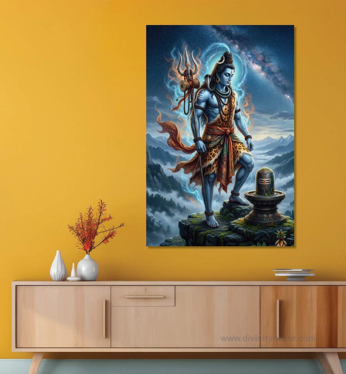 Mahakal Premium Devotional Canvas Artwork 4