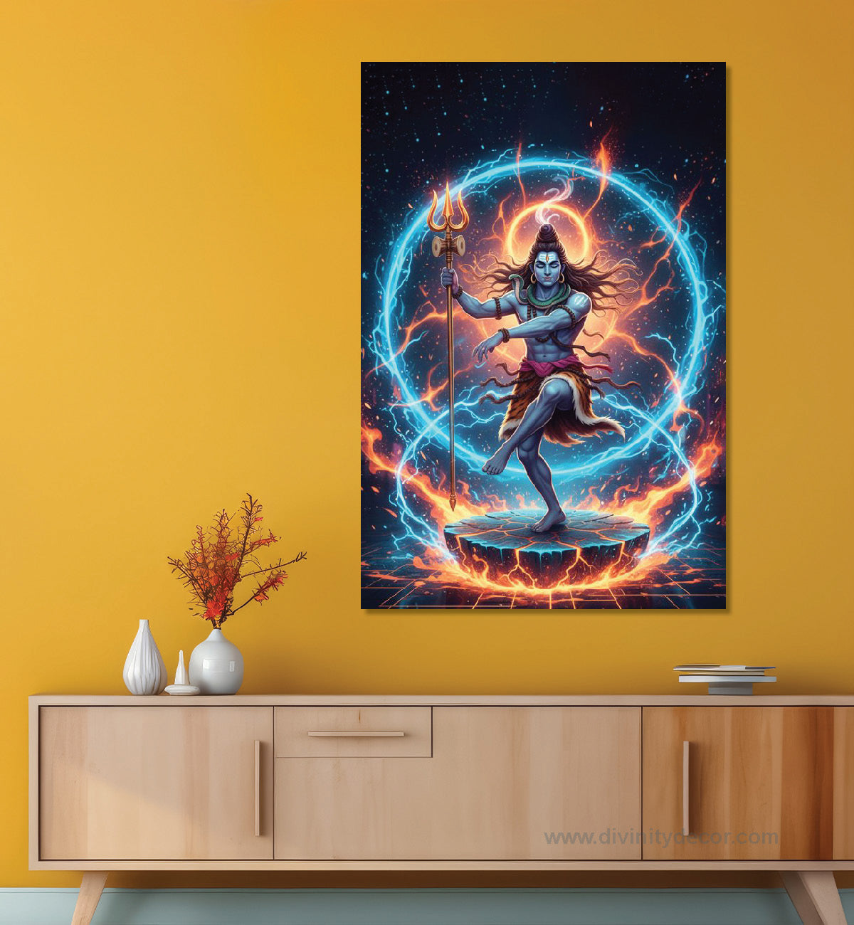 Shiv Ji HD Canvas Wall Decor for Living Room 5