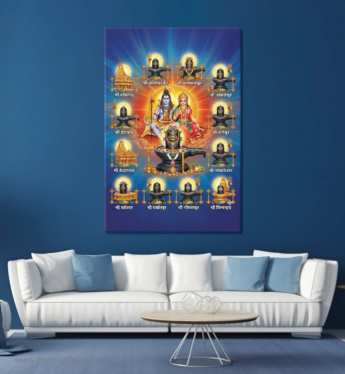 Bholenath Divine Wall Painting Canvas Print 6