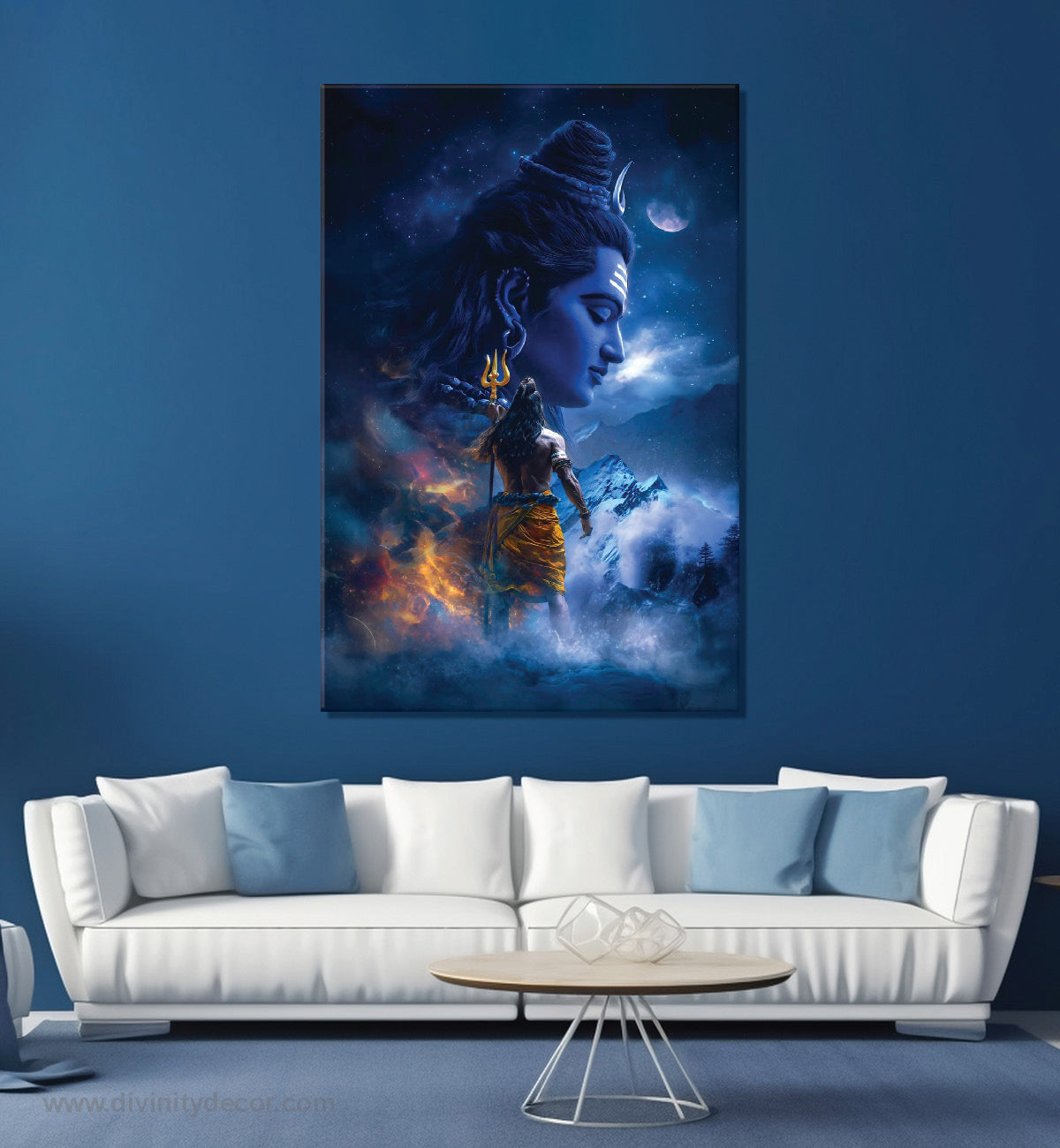 Lord Shiva Meditation Canvas Art for Home 7