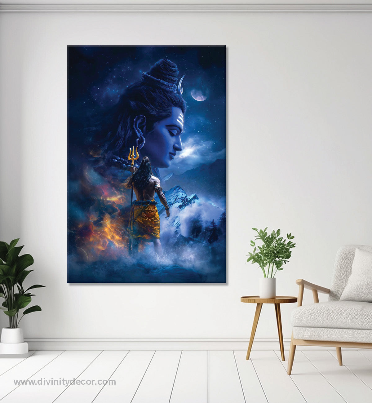 Lord Shiva Meditation Canvas Art for Home 7