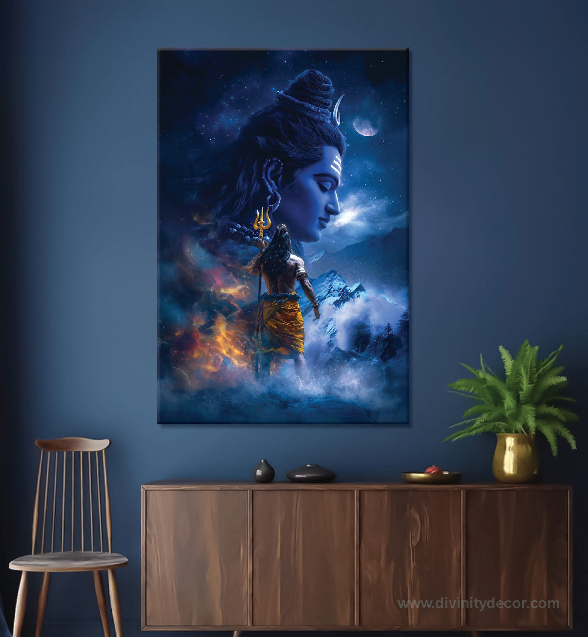 Lord Shiva Meditation Canvas Art for Home 7
